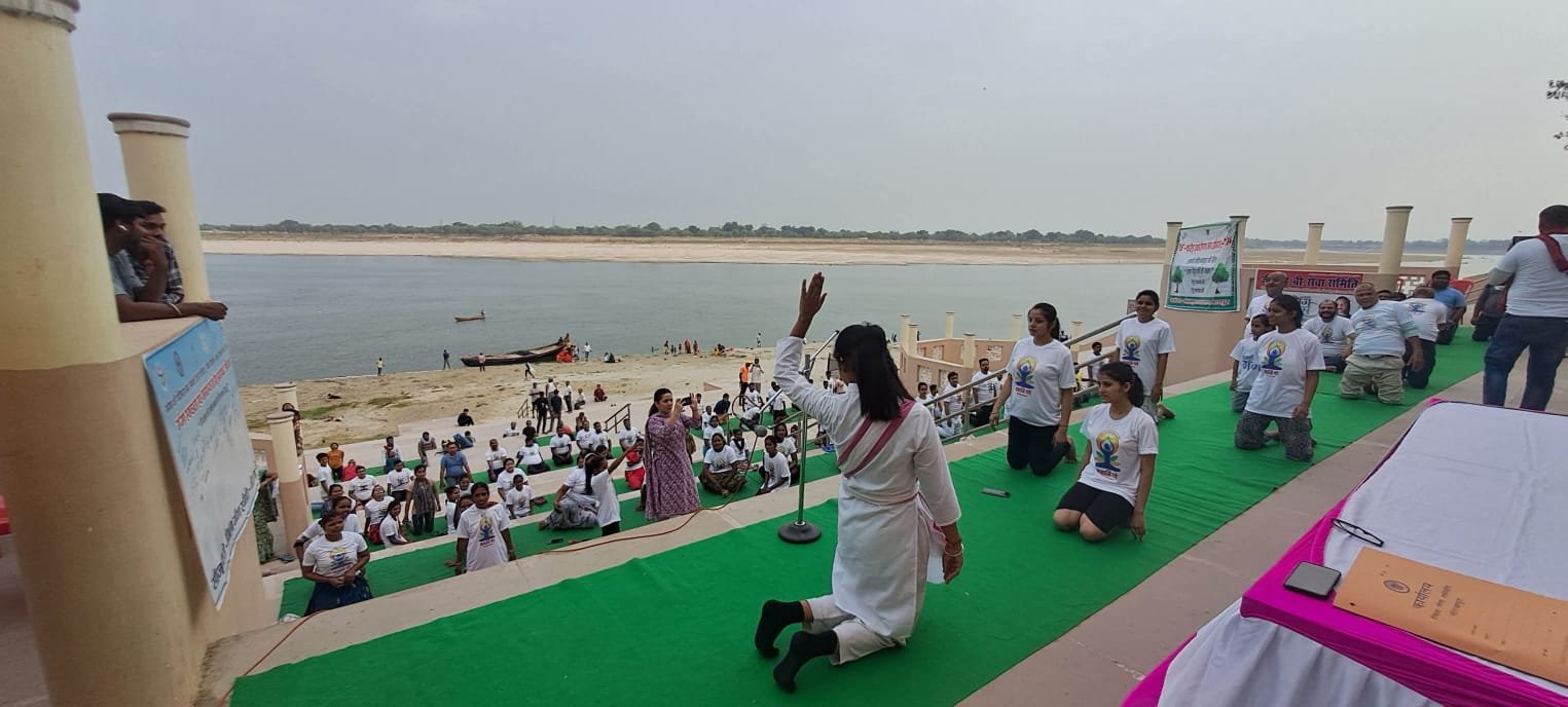 Yoga conducted by our organisation on Yoga Day