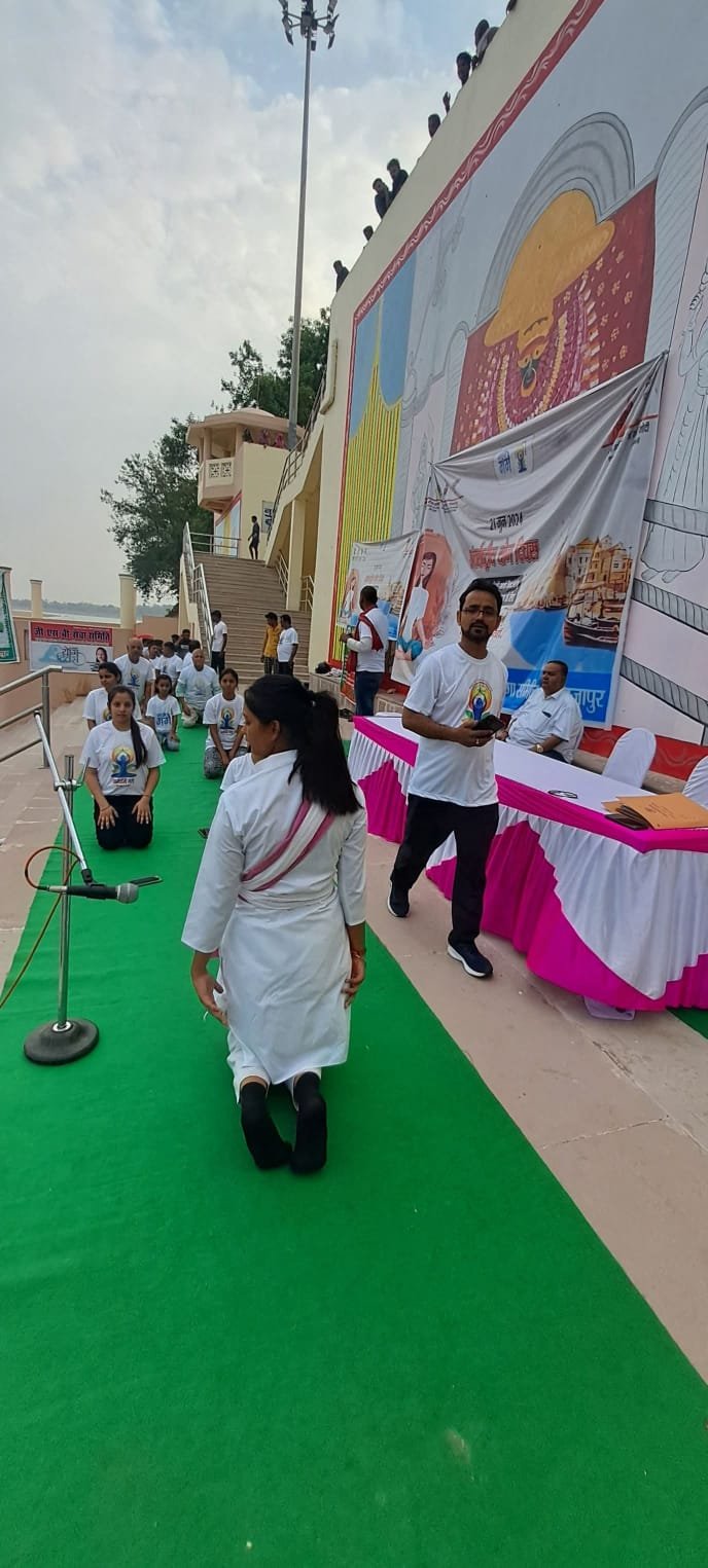 Yoga conducted by our organisation on Yoga Day