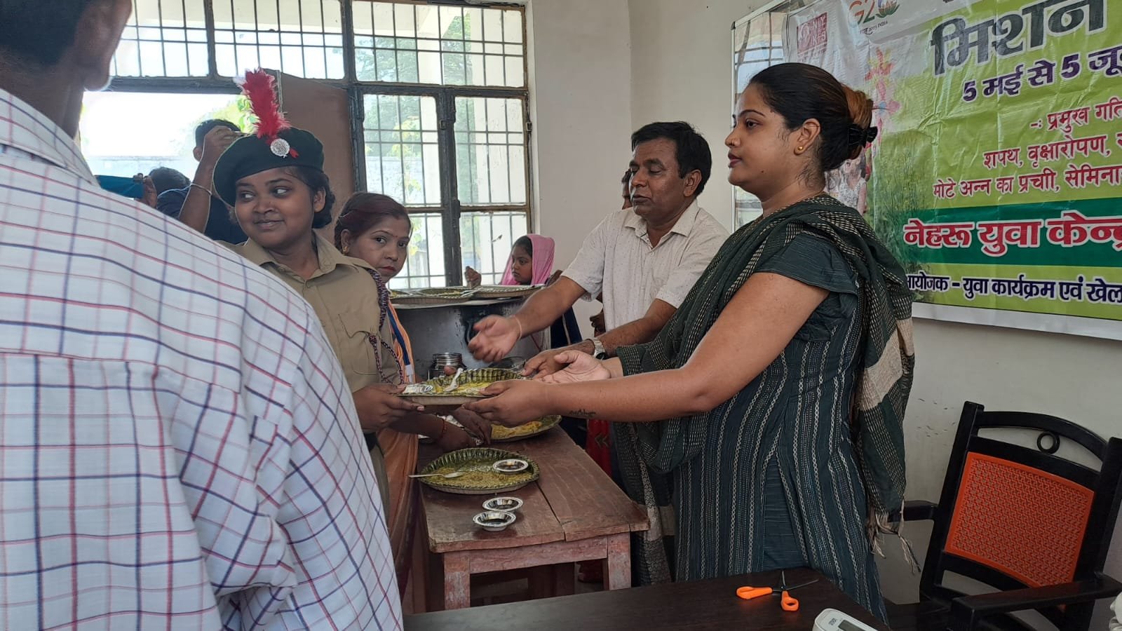 Distribution of new clothes, food and gifts on the occasion of all festivals