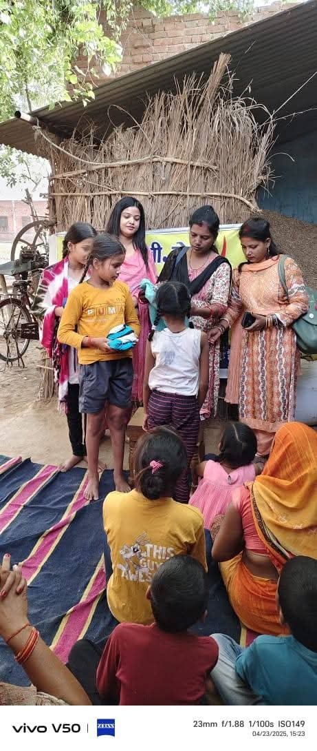 Distribution of woolen and summer clothes, sweaters and shawls to the needy people