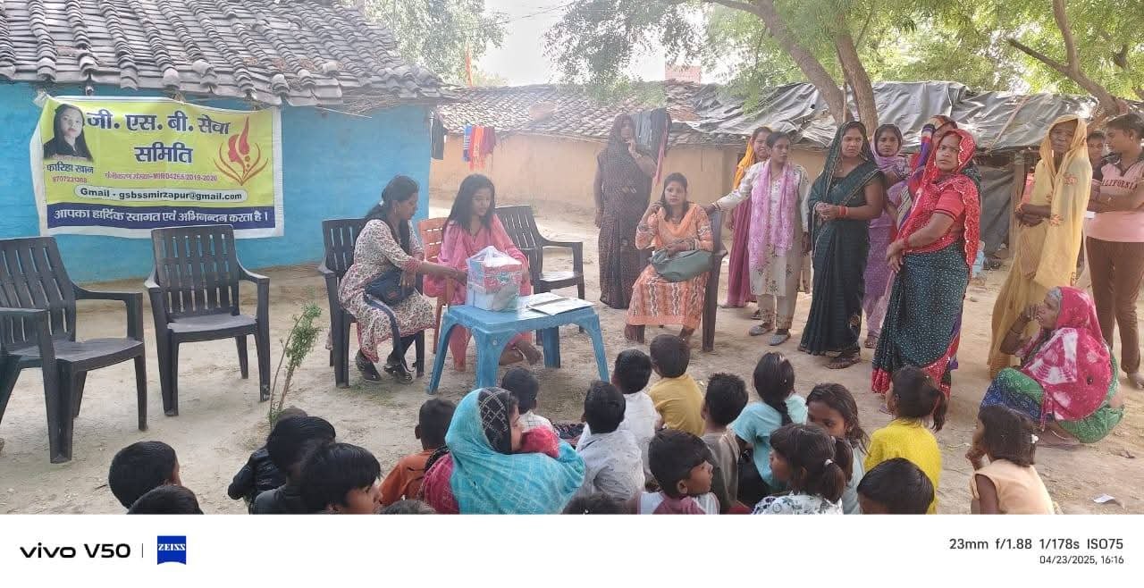 Birthday celebration with underprivileged children