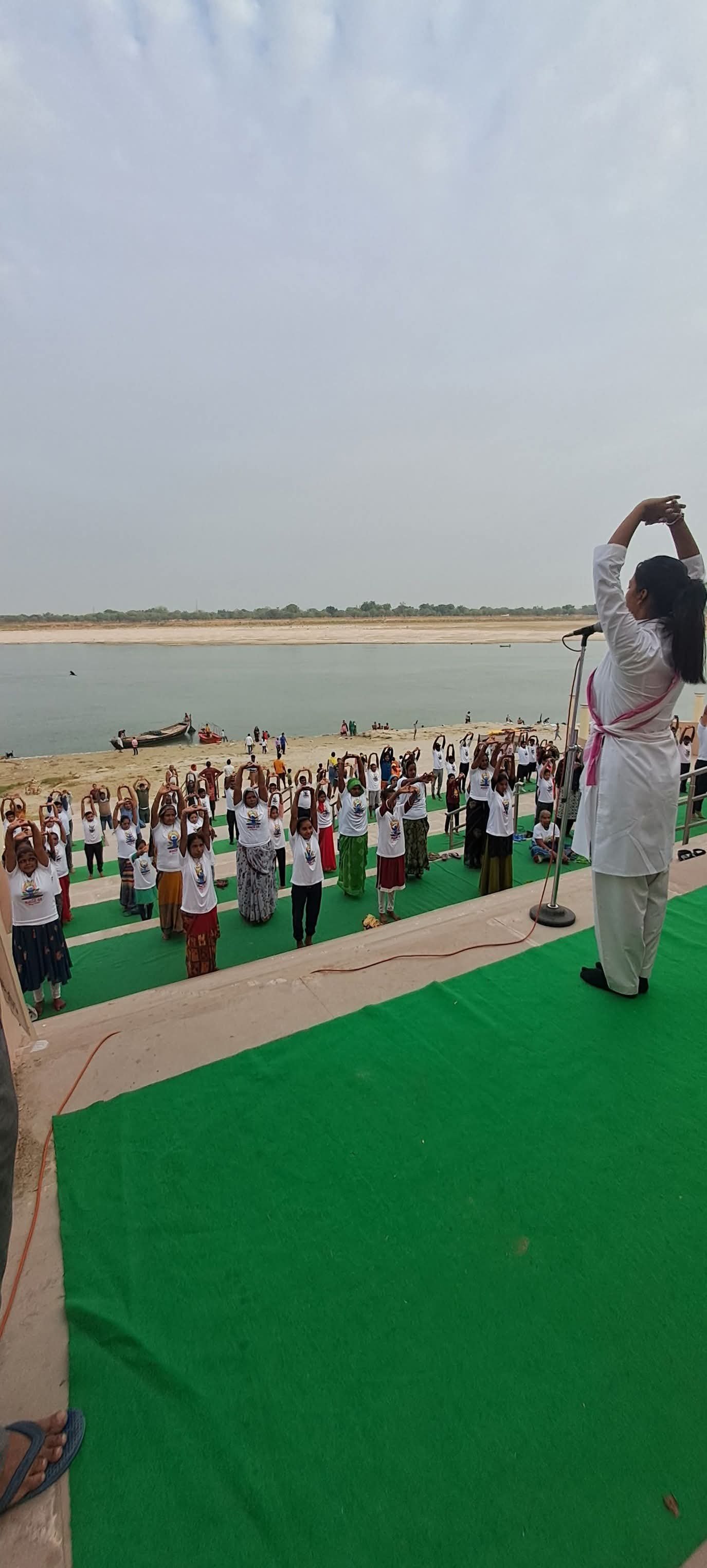 Yoga conducted by our organisation on Yoga Day
