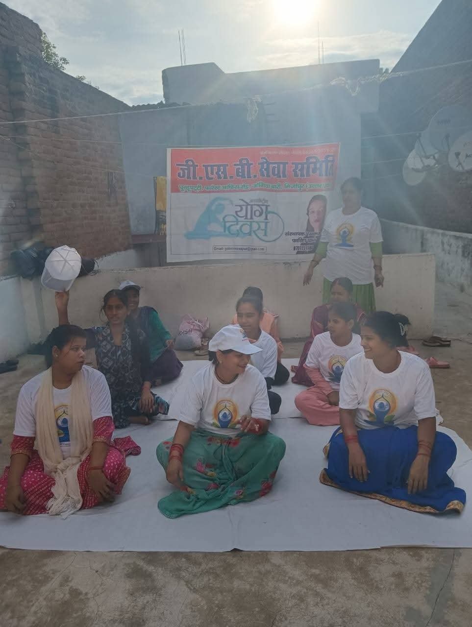 Yoga conducted by our organisation on Yoga Day