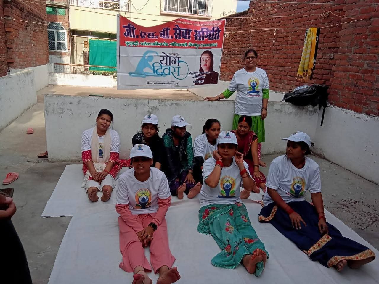 Yoga conducted by our organisation on Yoga Day
