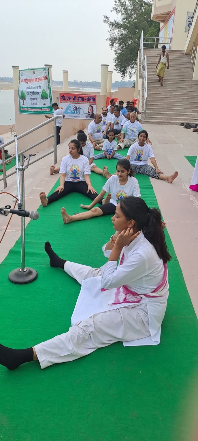 Yoga conducted by our organisation on Yoga Day