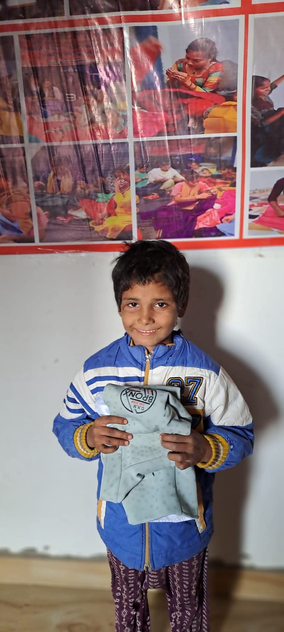 Distribution of woolen and summer clothes, sweaters and shawls to the needy people