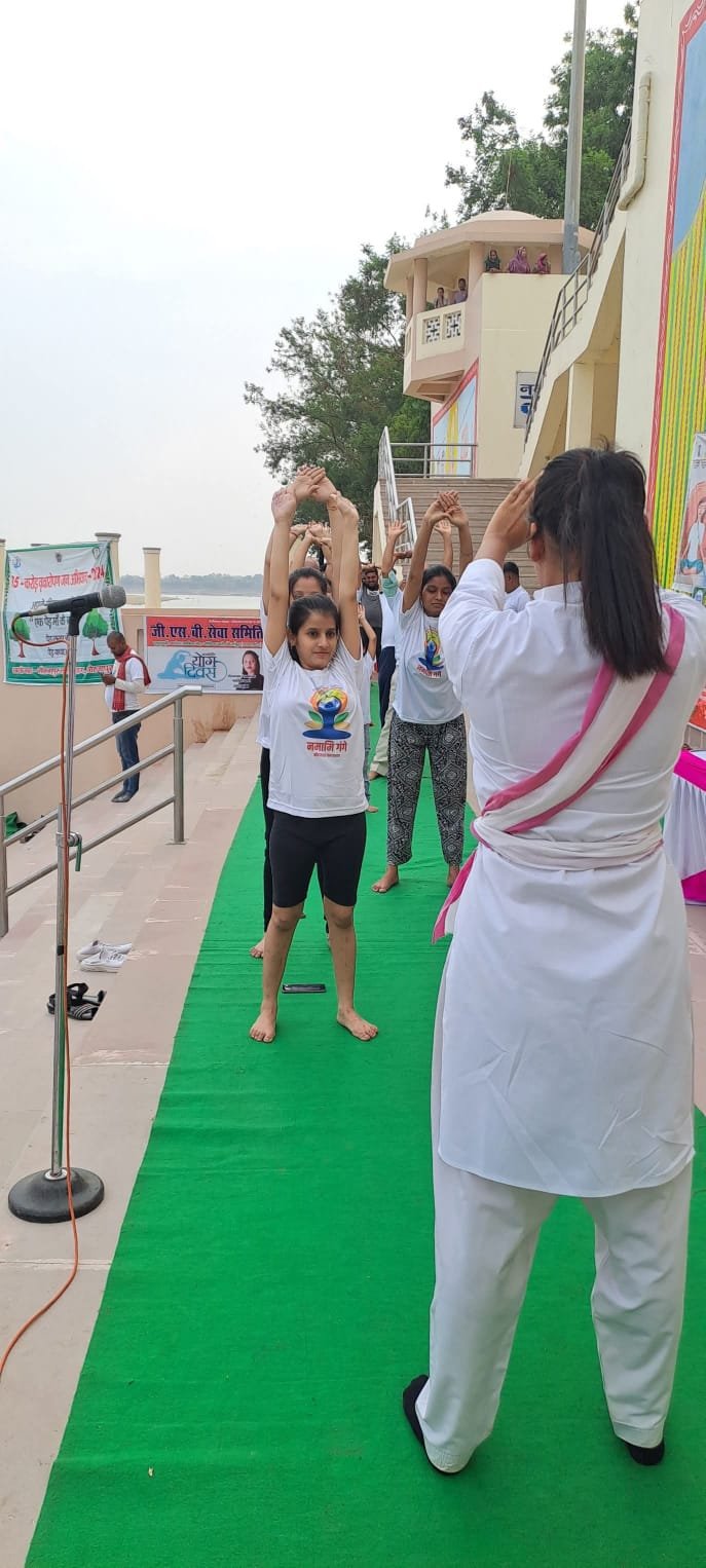 Yoga conducted by our organisation on Yoga Day