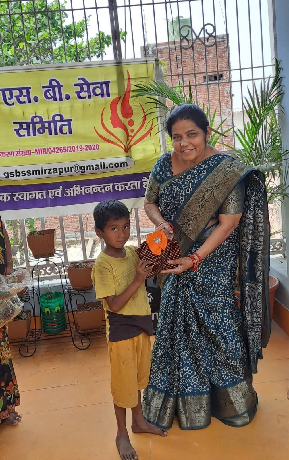 Distribution of new clothes, food and gifts on the occasion of all festivals
