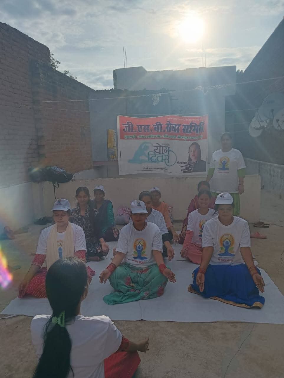 Yoga conducted by our organisation on Yoga Day