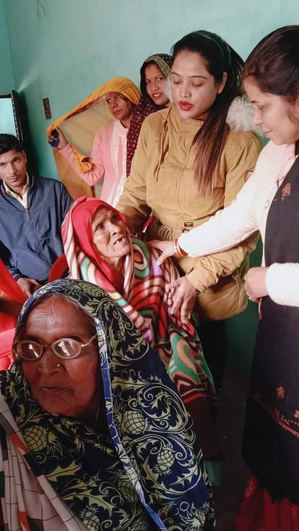 Distribution of blanket to the needy and homeless people