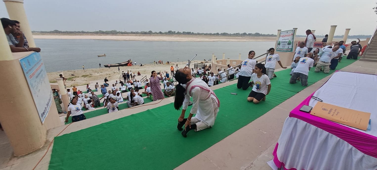 Yoga conducted by our organisation on Yoga Day