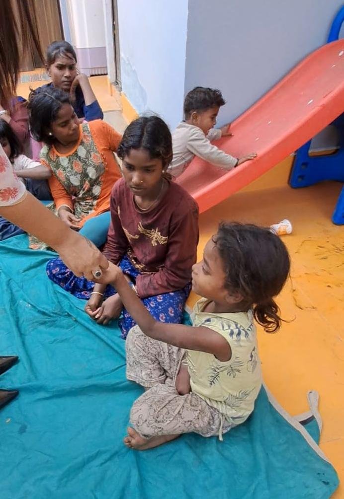 Distribution of new clothes, food and gifts on the occasion of all festivals