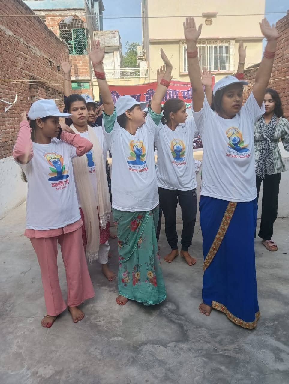 Yoga conducted by our organisation on Yoga Day