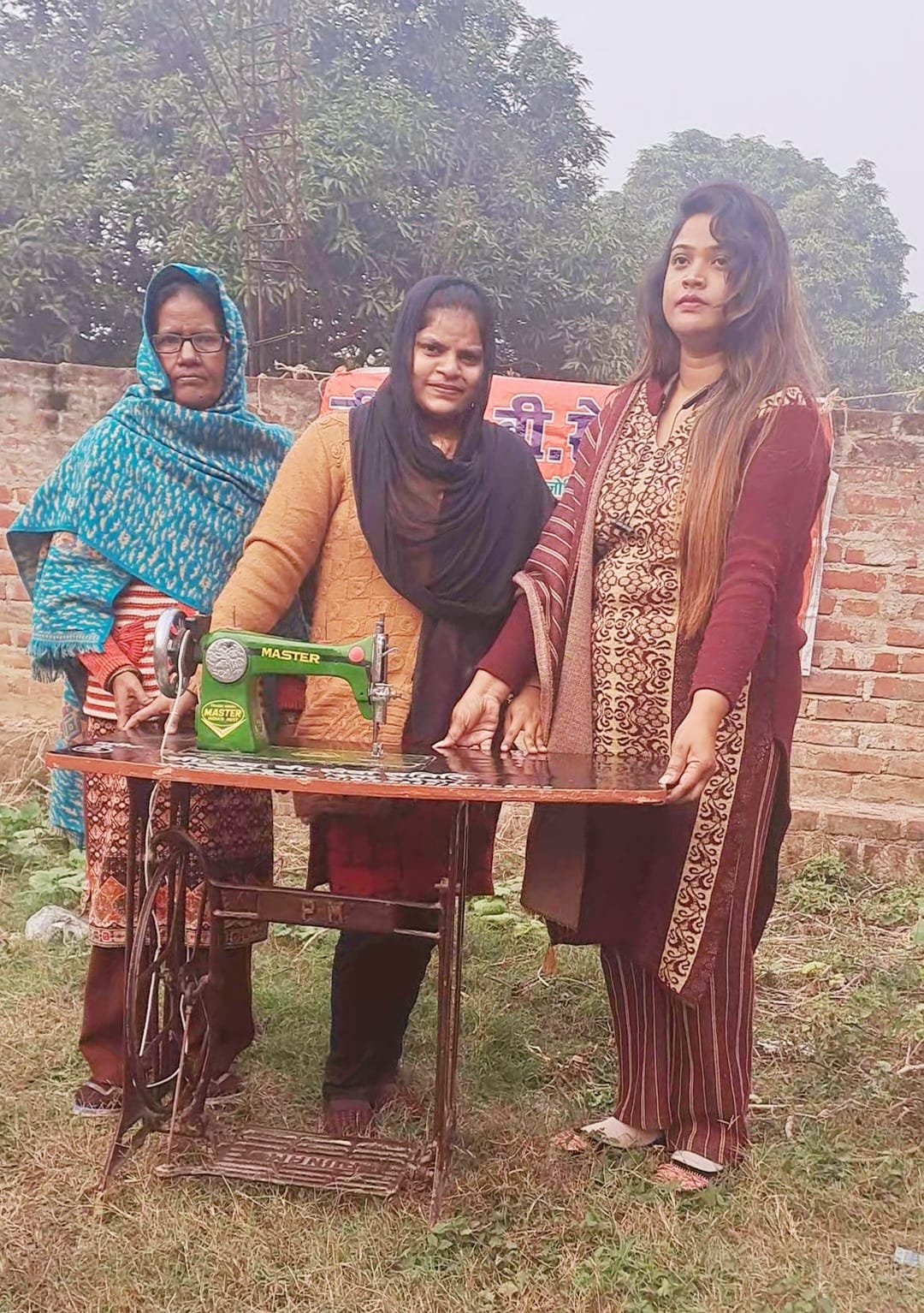 FREE SEWING MACHINE DISTRIBUTION FOR POOR WOMEN
