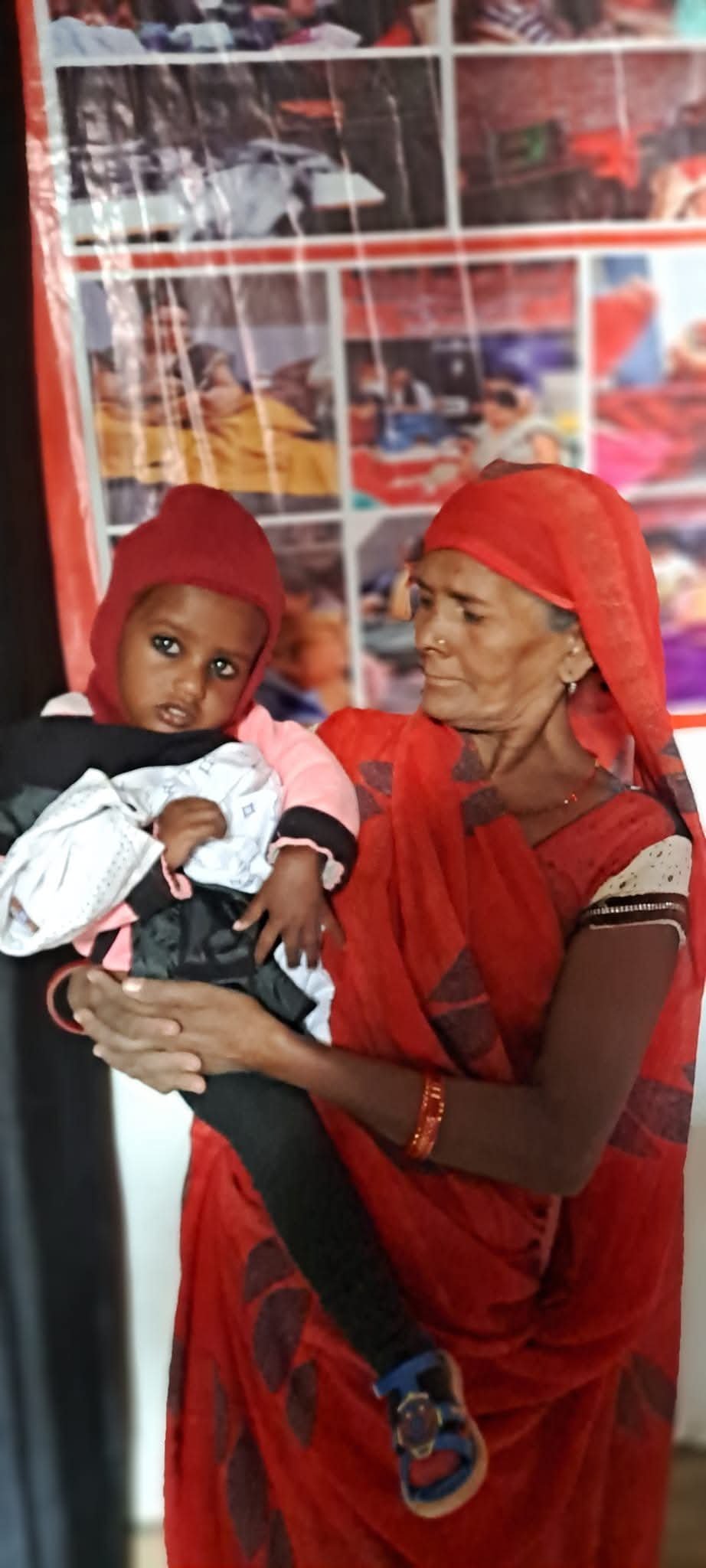 Distribution of woolen and summer clothes, sweaters and shawls to the needy people