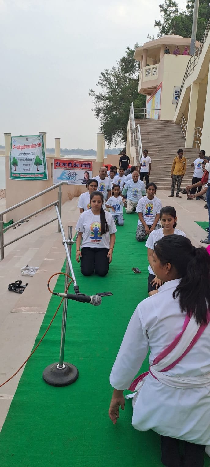 Yoga conducted by our organisation on Yoga Day