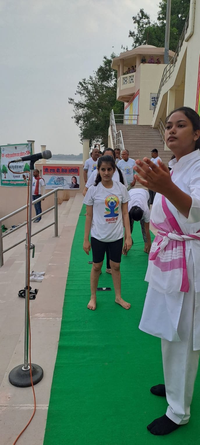 Yoga conducted by our organisation on Yoga Day