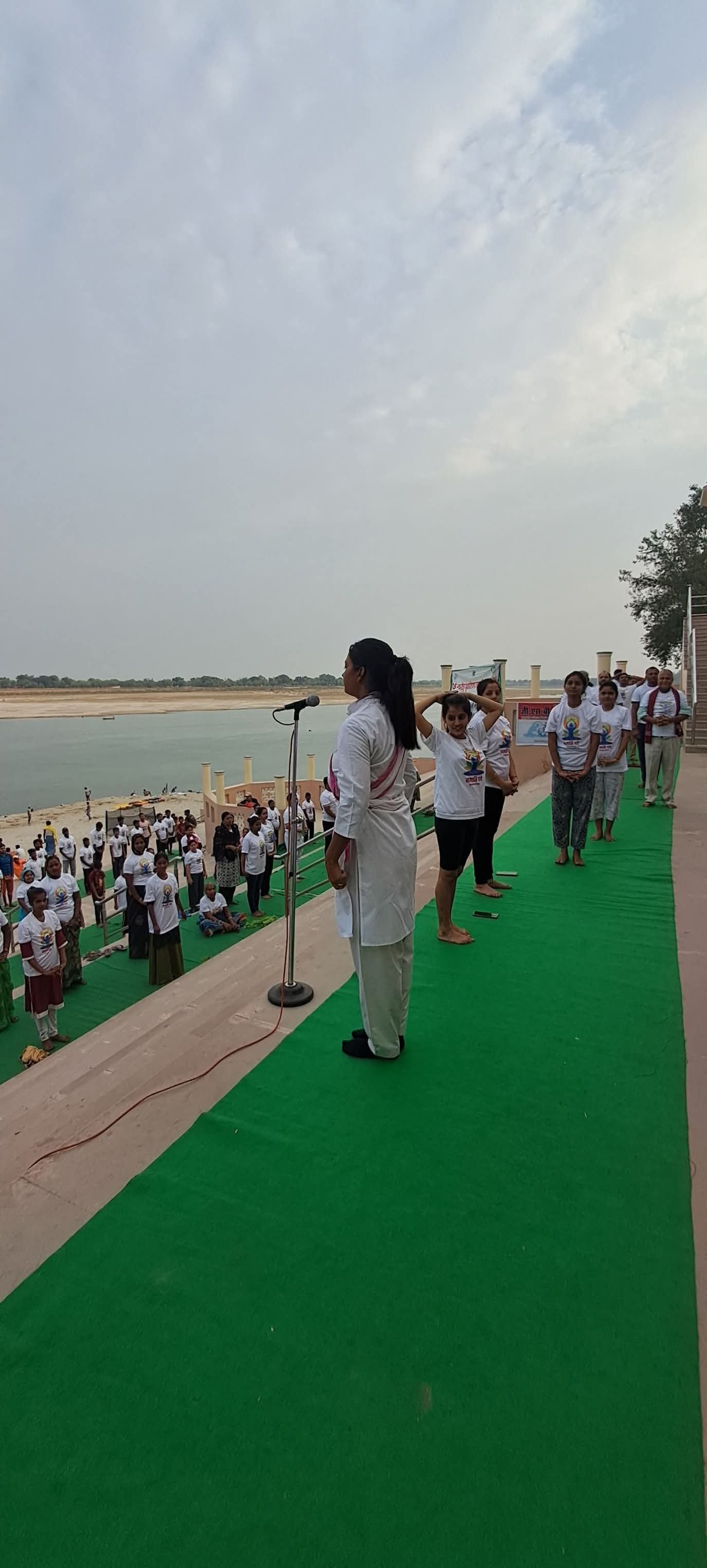 Yoga conducted by our organisation on Yoga Day