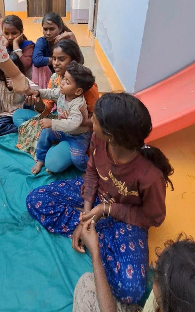 Distribution of new clothes, food and gifts on the occasion of all festivals