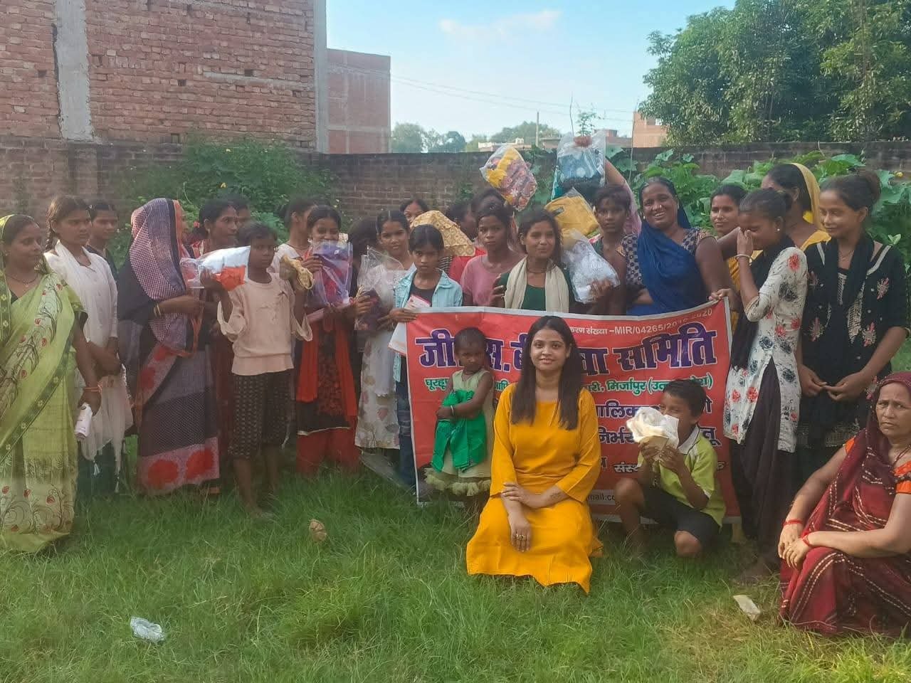 Distribution of woolen and summer clothes, sweaters and shawls to the needy people