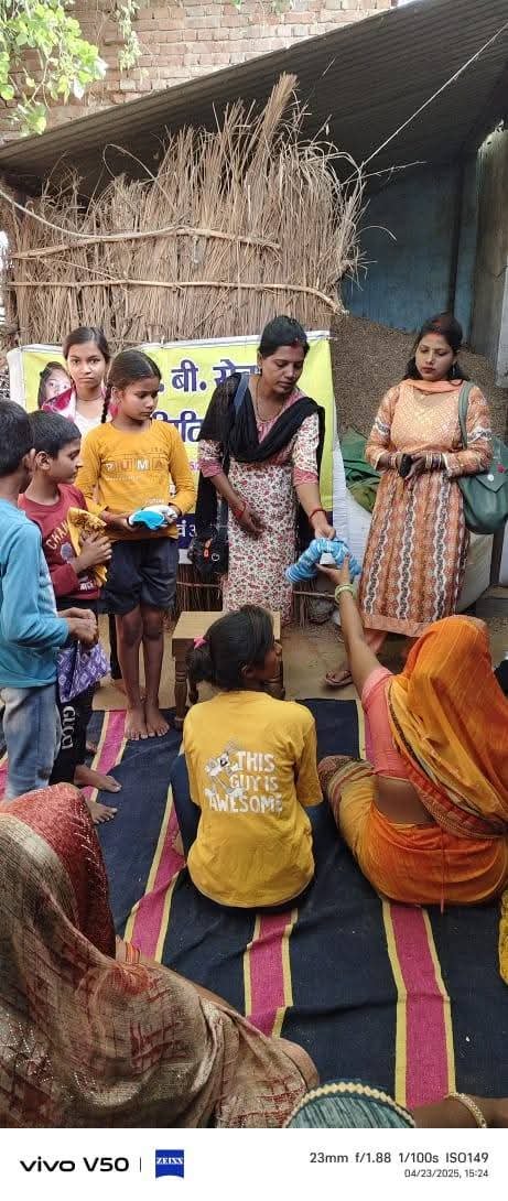 Distribution of woolen and summer clothes, sweaters and shawls to the needy people