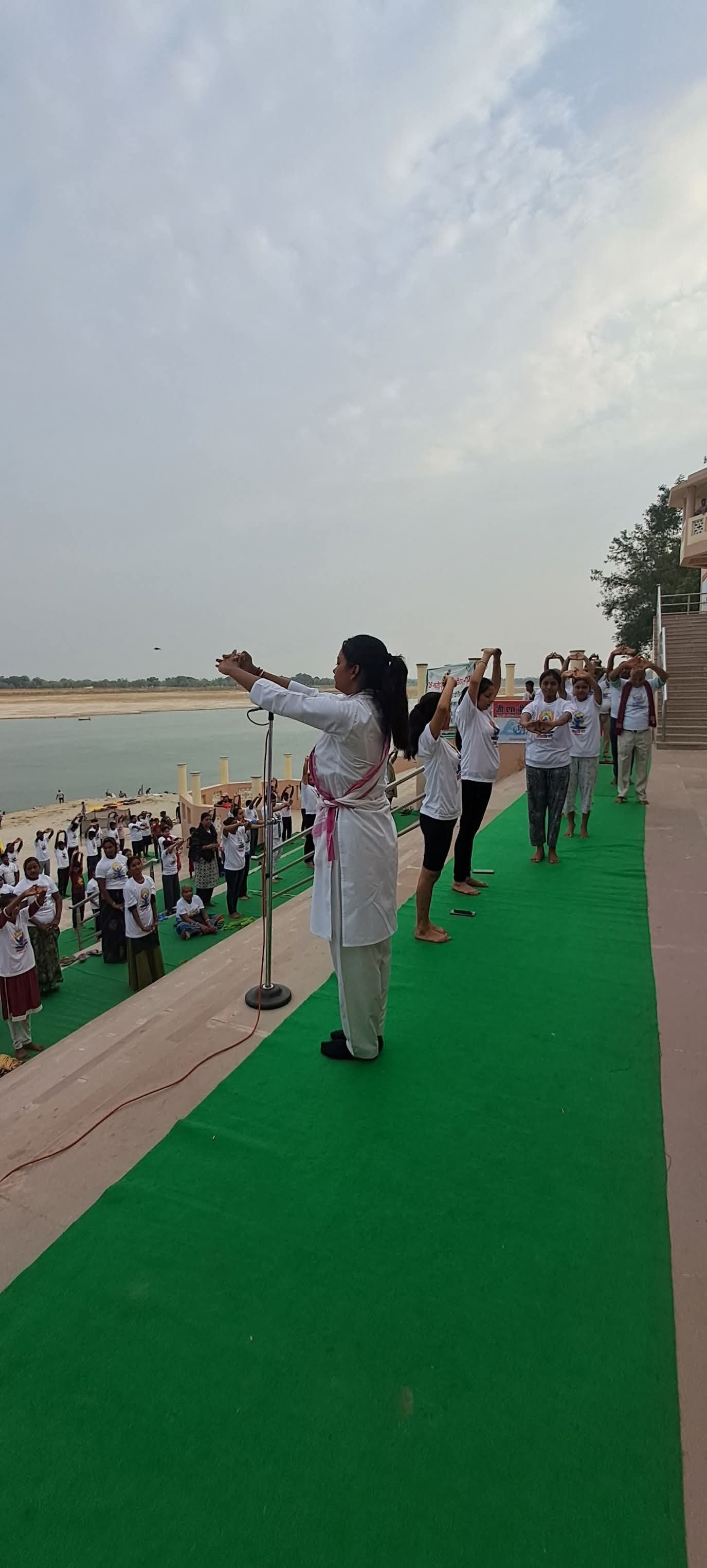 Yoga conducted by our organisation on Yoga Day