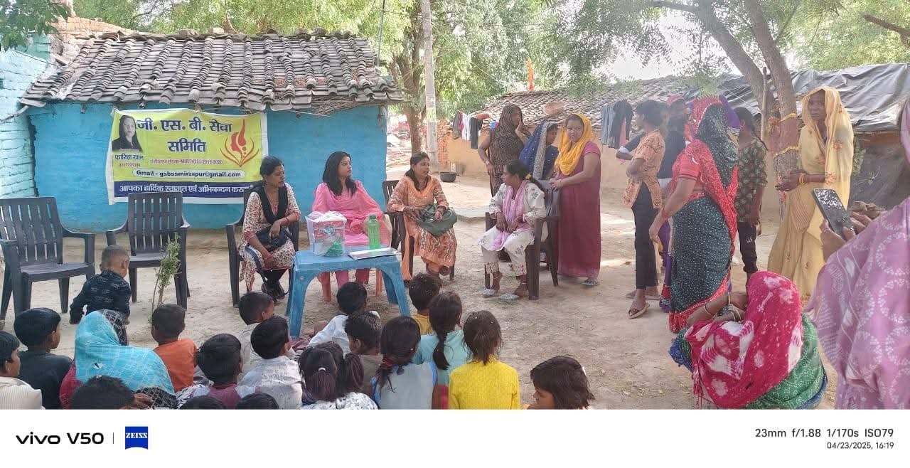 Birthday celebration with underprivileged children