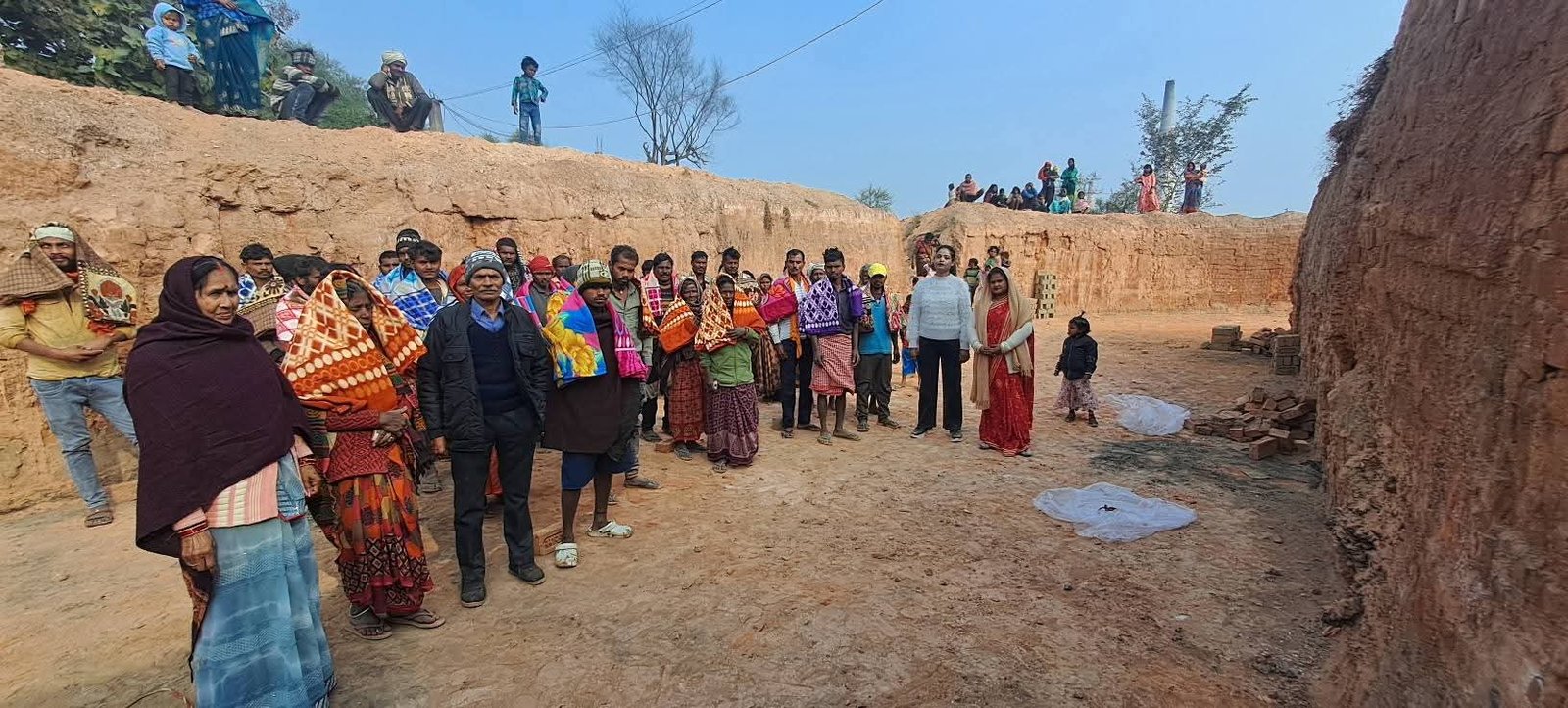 Distribution of blanket to the needy and homeless people