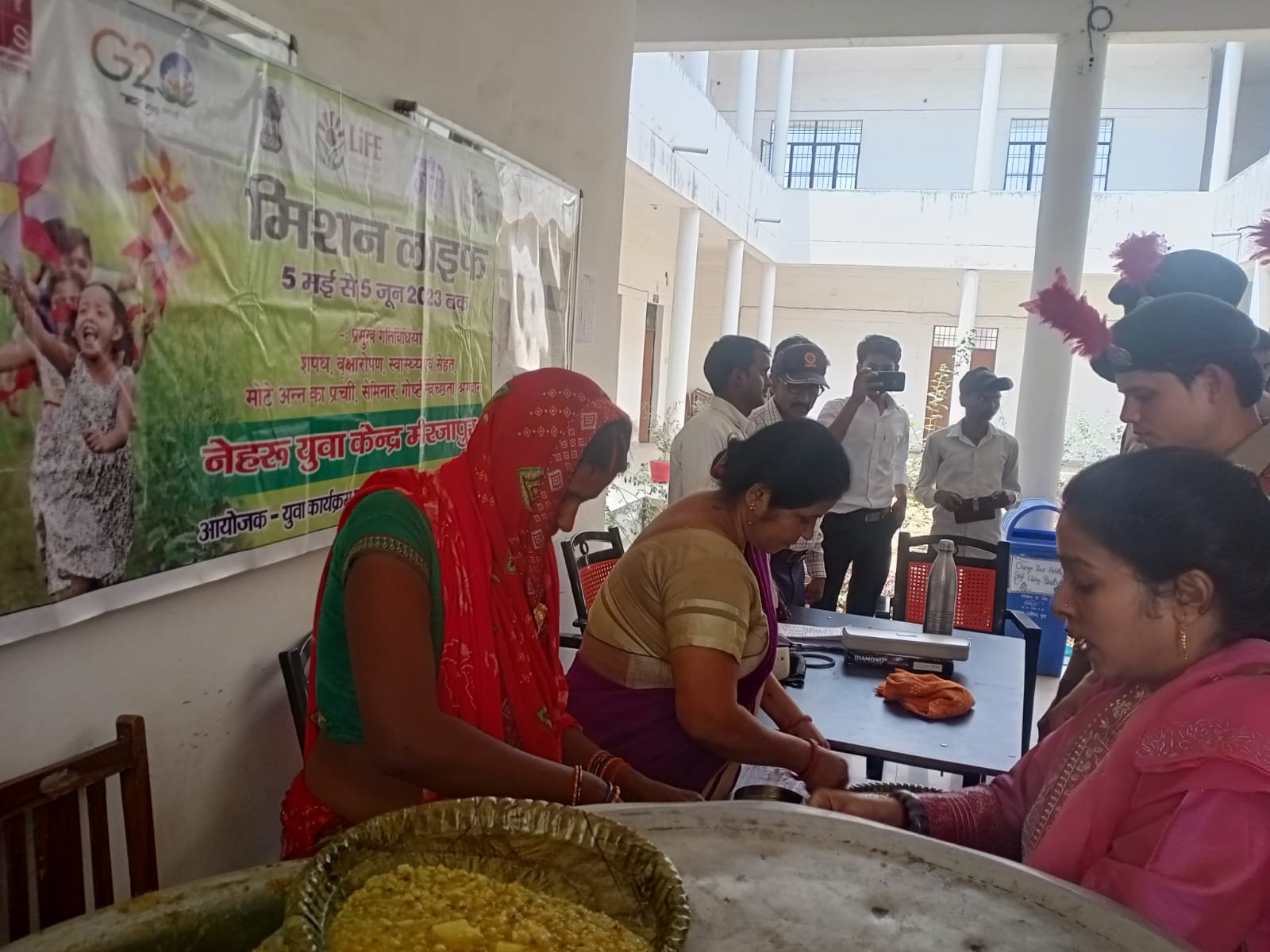 Distribution of new clothes, food and gifts on the occasion of all festivals