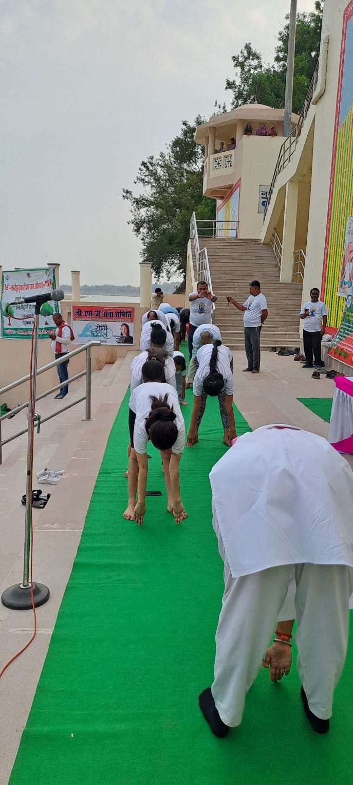 Yoga conducted by our organisation on Yoga Day