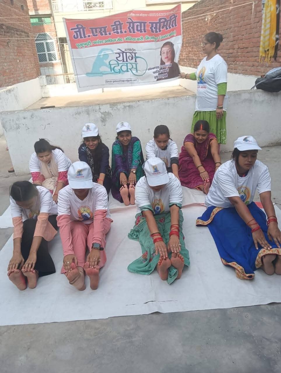 Yoga conducted by our organisation on Yoga Day