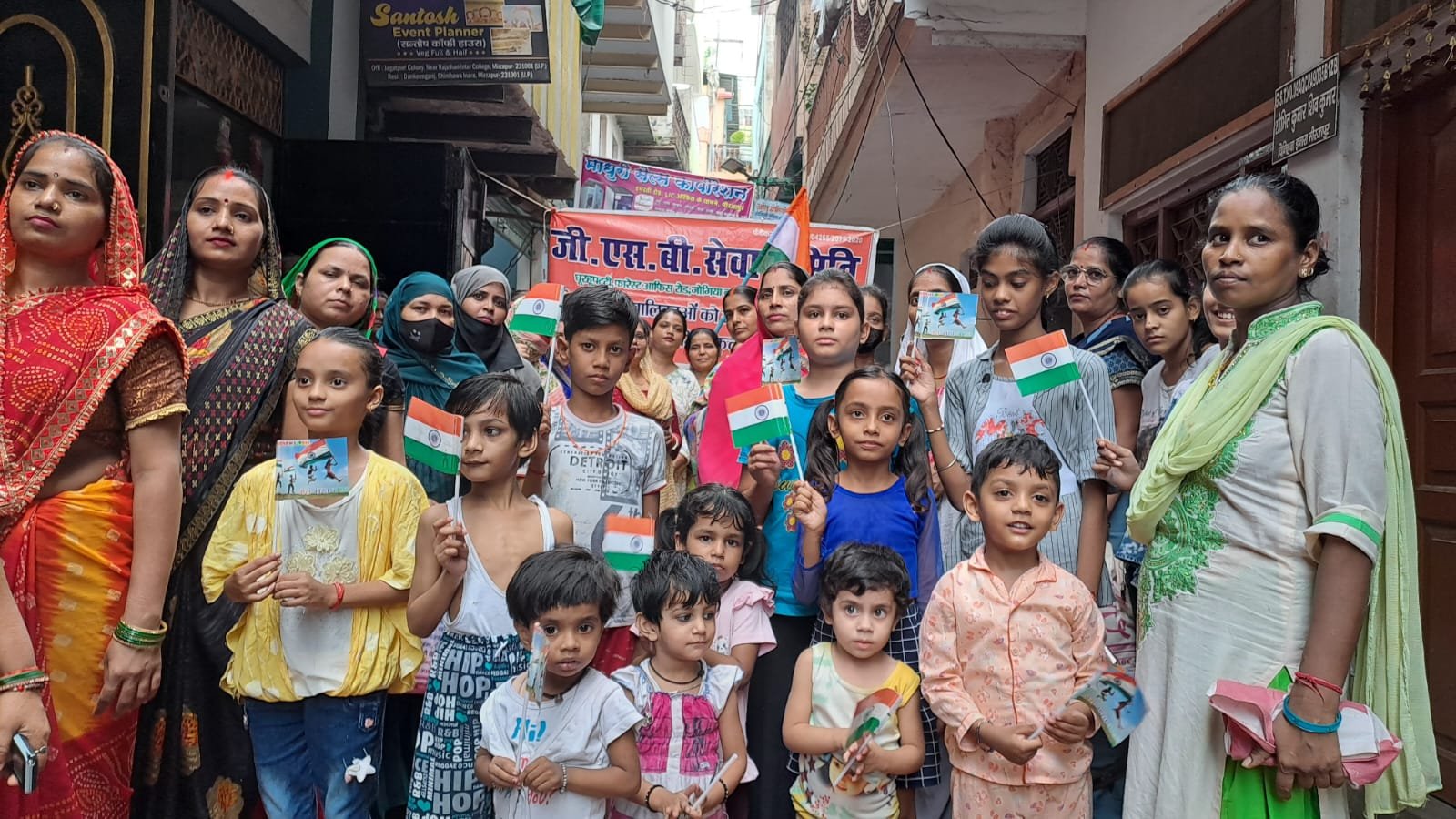 Distribution of new clothes, food and gifts on the occasion of all festivals